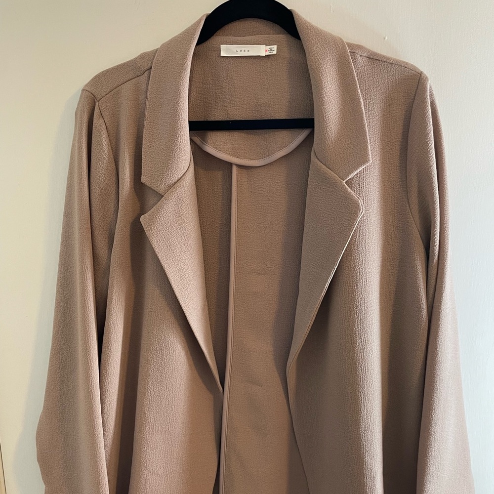 Light Brown/ Tan Lush Blazer *NWOT